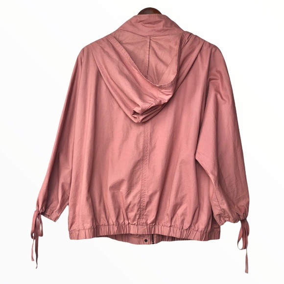 New York & Company Blush Lightweight Hooded Jacket Size XL - Picture 9 of 14